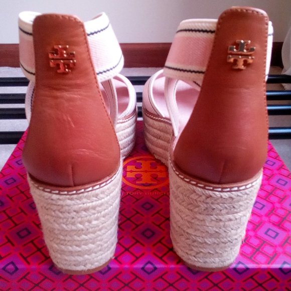 Tory Burch Frieda Platform Espadrille Sandals NEW - Picture 6 of 10